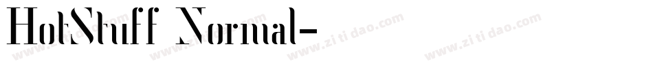 HotStuff Normal字体转换